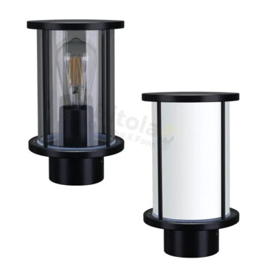 DOMUS BL-400 HAMPTONS STYLE OUTDOOR GARDEN BOLLARD LIGHT HEAD POST TOP ONLY - image 1 of 2
