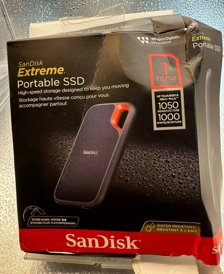 SanDisk Extreme Portable SSD 1TB USB C External Solid State Drive - Image 1 of 4