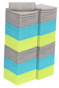 Microfiber Cleaning Cloths-100Pack, Highly Absorbent Cleaning Towel, Lint - Picture 1 of 7