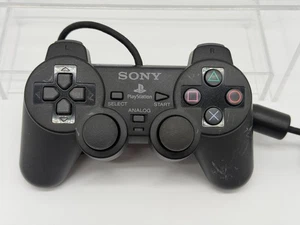 Mando Oficial OEM Sony PS2 PlayStation 2 DualShock 2 Original Negro Bueno+ - Imagen 1 de 3