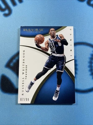 RUSSELL WESTBROOK 2014-15 IMMACULATE BASE /99 RARE! OKC - Image 1 of 2