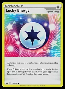 Pokemon SWSH06: Chilling Reign 158/198 Lucky Energy - Picture 1 of 2