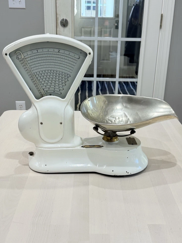 Vintage Toledo Scale Company 3LBs Capacity Candy Scale #405B 14"Hx13"W 12 Lbs - Image 1 of 4