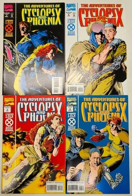 Marvel Comics Adventures of Cyclops & Phoenix 4 Key Issue Set 1-4 High VG/FN Foto 1 de 2