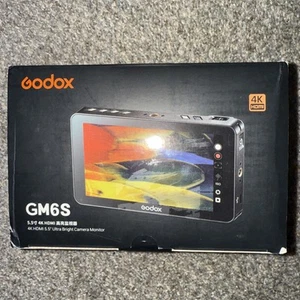 Godox GM6S 4K HDMI 5.5'' Portable Monitor 1920x1080 Outdoor Film Shooting (Read) - Picture 1 of 5