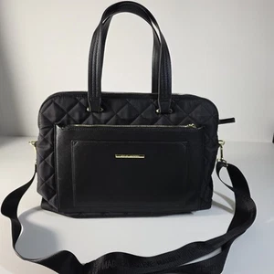 Steve Madden Travel Schultertasche/BEUTELTASCHE schwarz mehrere Taschen Reißverschluss - Bild 1 von 13