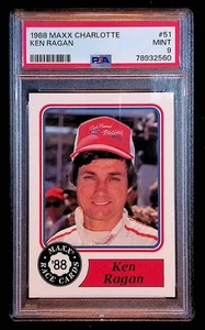Ken Ragan 1988 Maxx Charlotte #51 PSA 9 - Bild 1 von 2