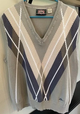 Chaleco suéter de golf Reebok vintage para hombre talla XL Foto 1 de 4