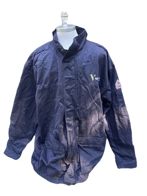 Bulwark FR Welders Jacket Arc Rating 29 APTV Mens 3XL Zip Up And Snaps - Image 1 of 4