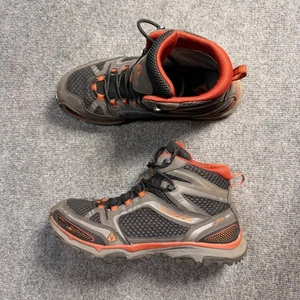 Vasque Shoes Mens 11 Grey Lace Up Trail Hiking Boots Vibram Outdoors - Picture 1 of 17