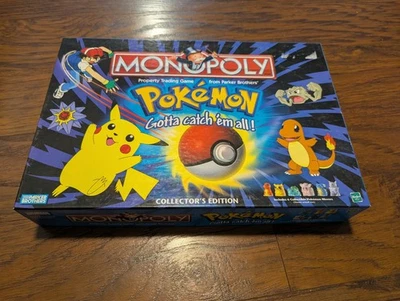 Juego de Mesa Pokémon Monopoly Edición Coleccionista 1999 Interior Sellado de Fábrica Foto 1 de 4