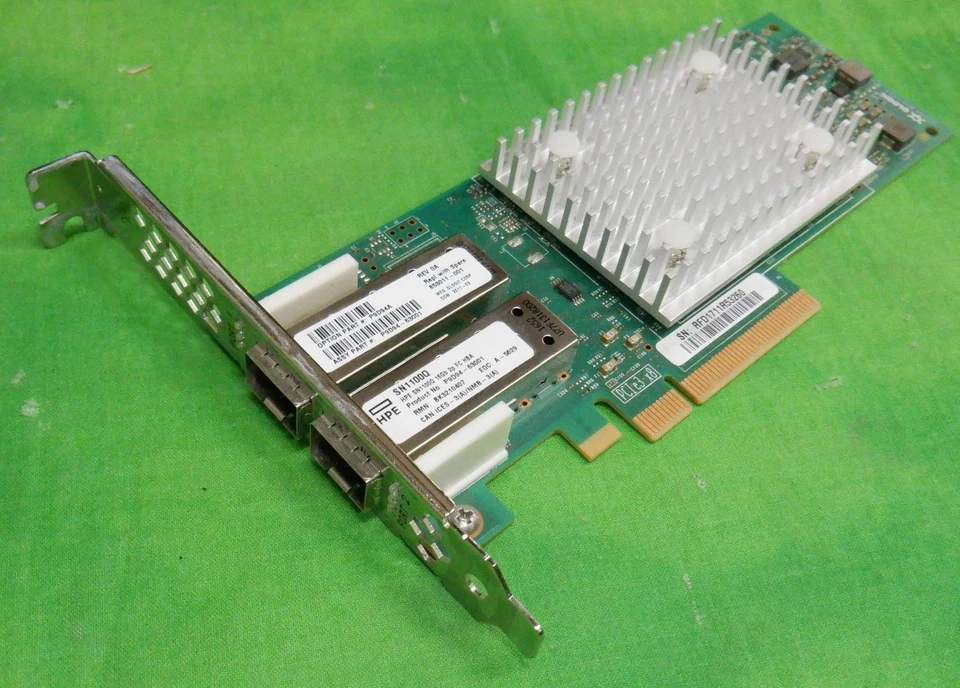 HPE QLE2692-HP P9D94A SN1100Q 16Gb Doble Puerto FC HBA 853011-001 Alto Perfil Foto 1 de 4