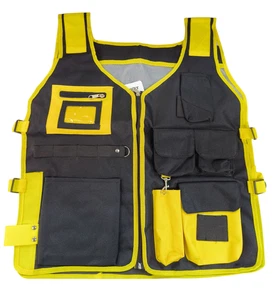 Electrician Carpenter Framer Plumber Craft Man Constrcustion 6 Pocket Tool Vest - Picture 1 of 3