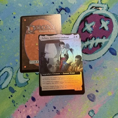 DIY Delney, Streetwise Lookout Extended Art Foil Mtg Play Test Card - Image 1 of 2