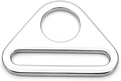 4 piezas Ajustadores de anillos triangulares Anillos en D Hebilla de ajuste para bolsa de costura Correa Webb Foto 1 de 4