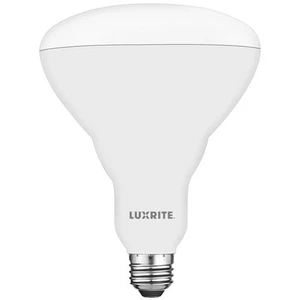 Luxrite BR40 LED Light Bulbs, 13W=85W, Cool White, Dimmable, 1100 Lumens, E26 - Picture 1 of 7