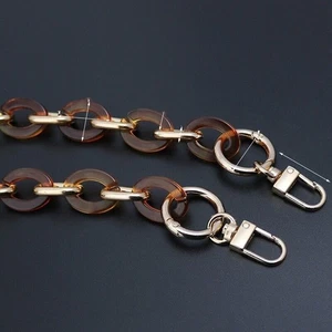 Bandolera de repuesto de cadena con correa de acrílico para mujer retro para bolso de hombro bolso de mano - Imagen 1 de 24
