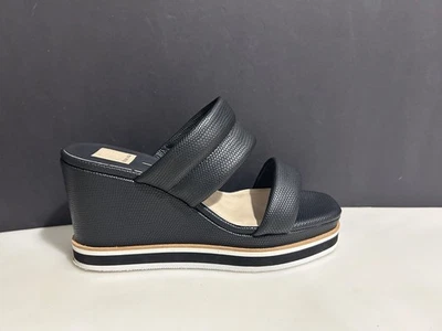 Tacones de cuña Dolce Vita talla 8 plataforma negros - para mujer usados una vez Foto 1 de 4