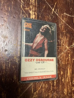Ozzy Osbourne Live E.P Cassette Single vintage ( Made in Canada) - Image 1 of 4