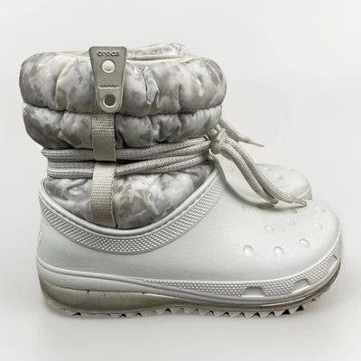 Crocs Classic Neo Puff Black Lined Winter Snow Ankle Boots Women’s Size 9 - Image 1 of 4