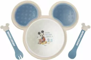 Nishiki Kasei Mickey Mouse One-handed baby food palette Made in Japan - Picture 1 of 4