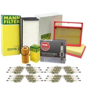 Mann Filters & NGK Spark Plugs Ignition Tune Up Kit For Mercedes W220 S600 S65 - Picture 1 of 1