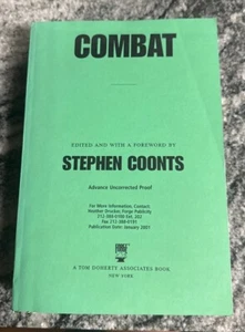 Coonts, Stephen COMBAT Advance Uncorrected Proof 1st Edition VGUC - Imagen 1 de 7