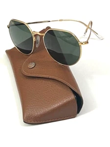 Ray-Ban Jack ITALY Gold Frame GREEN Vintage Lens 53-20 - Great condition - Picture 1 of 5