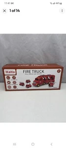 !HaHa Toddler Fire Truck. 5 in 1 Carrier & Transport Truck For Ages 6+ New OB.33 - Picture 1 of 14