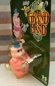 Vintage 1980 Tomy The Not So Grand Band Pig Instrument Wind-up Toy Walk NOS - Picture 1 of 6