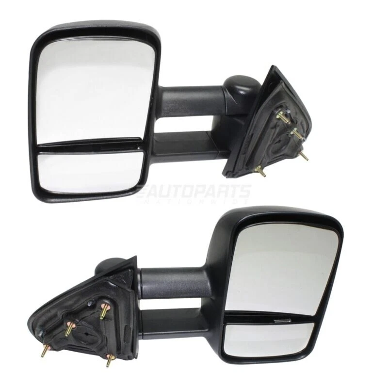 Новое текстурированное зеркало для левой и правой двери подходит для Chevrolet Silverado 2500 Hd 2014-2019 годов выпуска - Изображение 1 из 4