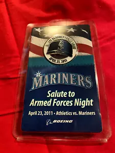 Moneda Desafío Nocturno Saludo a las Fuerzas Armadas 2011 de los Marineros de Seattle vs Atletismo - Imagen 1 de 6