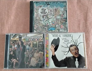 3 Weird Al Yankovic CD Lot - First ( Self titled ) + Bad Hair Day + Poodle Hat - Picture 1 of 3