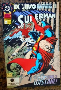 Superman El Hombre de Acero #4 Eclipso "El Eclipsing de Lois Lane" 1992 - Imagen 1 de 1