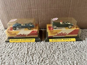 Solido Indy Race Car Lot Of 2 - 1960 Lotus F1 #1105 & 1965 Alpine F3 #1110 - Picture 1 of 7