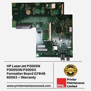HP LaserJet P3005N P3005DN P3005X Formatter Board Q7848-60002 + Warranty - Picture 1 of 2