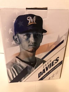 Stars & Stripes Zach Davies Bobble Head 2017 en caja Milwaukee Brewers - Imagen 1 de 8