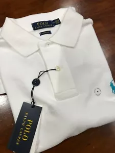 POLO RALPH LAUREN THE CLASSIC WHITE JERSEY(M) $135 - Picture 1 of 4