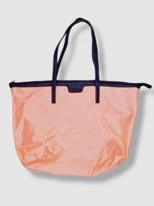 $75 Neiman Marcus Women's Pink Double Handle Shoulder Carry Handbag Tote Bag - Picture 1 of 5