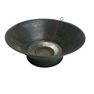 Metall Milchkanne Sieb Trichter Sieb 8" rostig Blumen Garten Molkerei Vintage - Bild 1 von 9