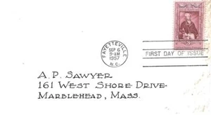 First Day Cover Lafayette Bicentenary addressed no cachet SC#1097 - Picture 1 of 1