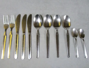 11 bellissime forchette posate vintage rare Ikea Data acciaio inox ecc P Rep della Cina - Foto 1 di 17
