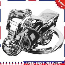 3D Simulation Motorcycle Motorbike Model Metal Keychain Alloy Key Ring Gift UK