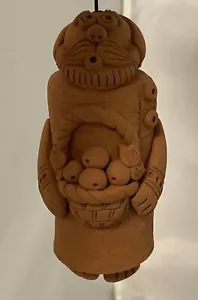 FIGURINA CERAMICA UOMO TERRACOTTA SOSPESA - Foto 1 di 5