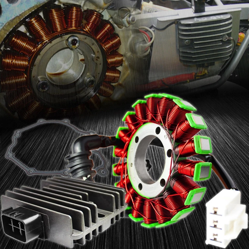 Estator de bobina magnética OE + rectificador de voltaje + conjunto de juntas. Yamaha YZF-R6 YZFR6 06-16 Foto 1 de 4