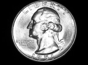 Cuarto Washington 1951-S --- Muy opción sin circular - Imagen 1 de 8