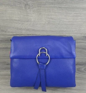 Vince Camuto Shoulder Bag Large Leather Plum Handbag (Admiral Blue) - Picture 1 of 8