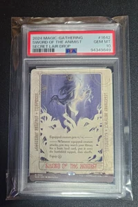 2024 Magic The Gathering Secret Lair 1642 Sword Of The Animist - GEM MiNT PSA 10 - Imagen 1 de 8