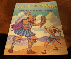 David and Goliath Coloring Book (Clean) ~ 2002 Playmore Color & Activity - Imagen 1 de 1