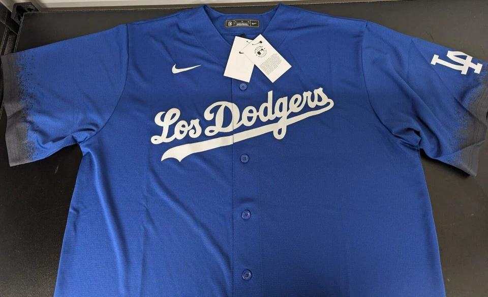 La Los Angeles Dodgers Nike MLB City Connect Jersey Men’s Size XL Blue